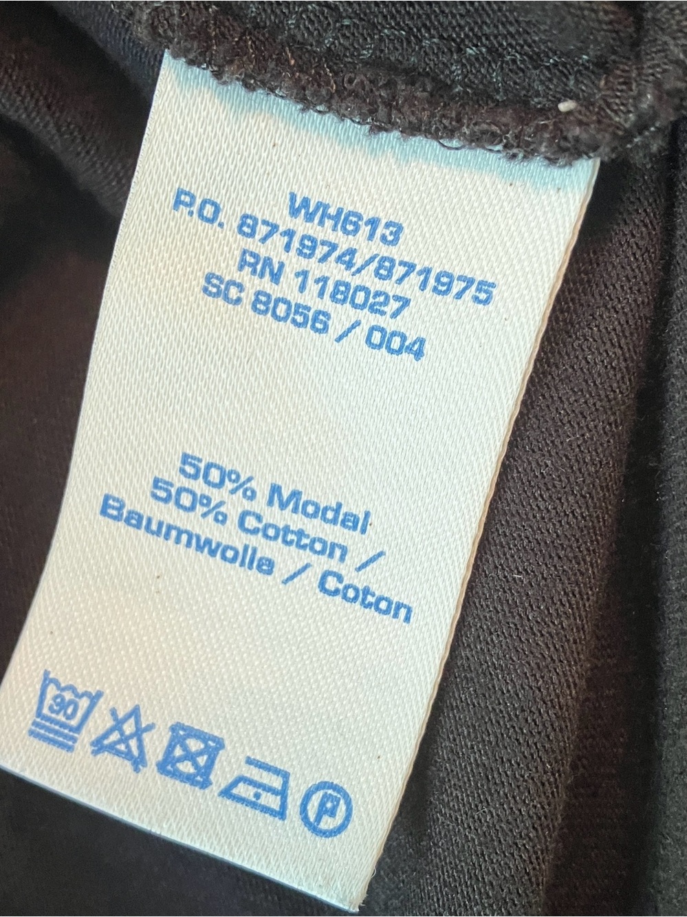 Boden Black Cotton Modal Dress with Pockets - Size Medium (UK 14 US 10R) - Picture 7 of 7